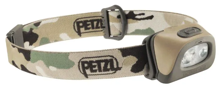 Налобный фонарь Petzl Tactikka + RGB камуфляж-0