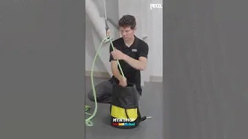 Rope Storage in the Petzl Bucket Rope Bag