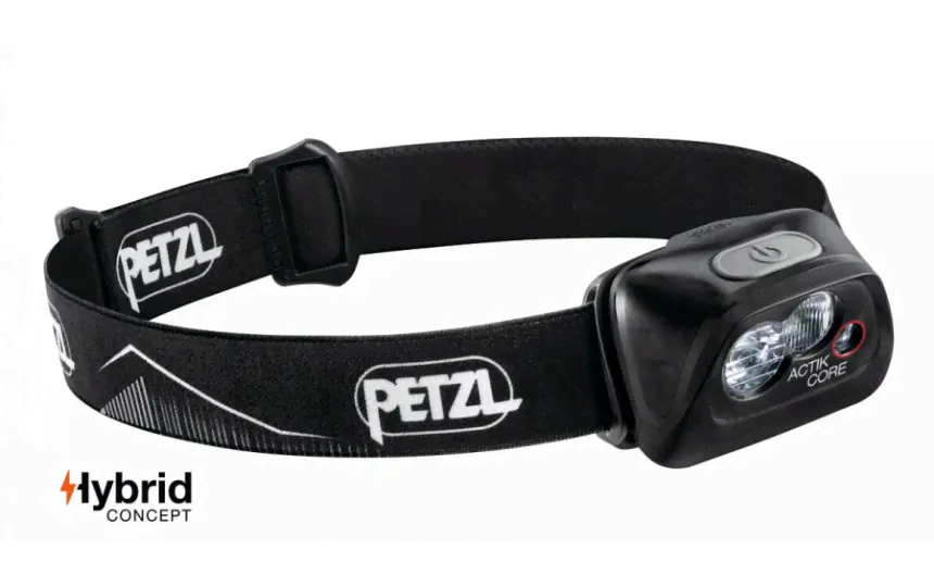 Petzl Actik Core (450 лм, 90 м, ААА) черный корпус-0