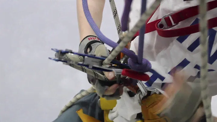 How to lock your  caving descender