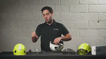 Defender Safety H1 Series Safety Helmet (H1-CH & H1-EH) Visor Installation