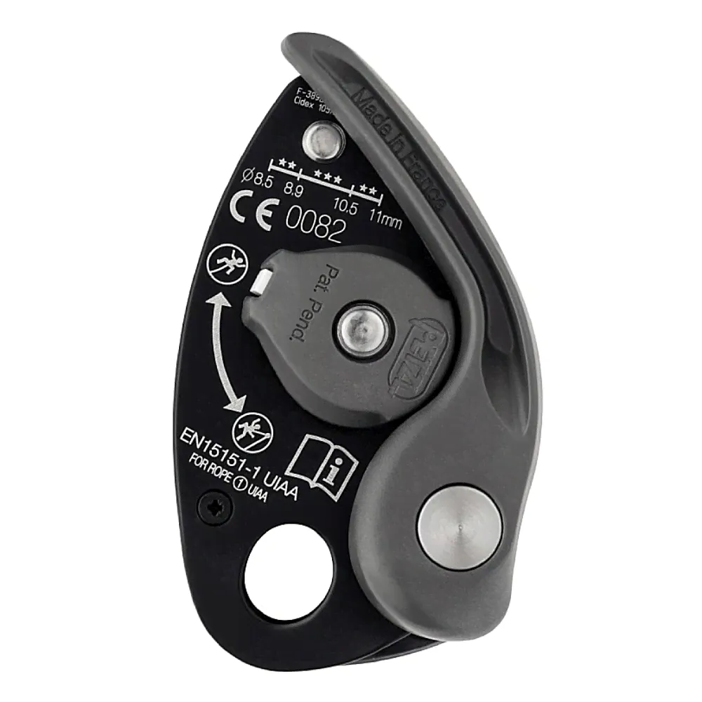 Petzl страховочное устройство GriGri Plus серое-0