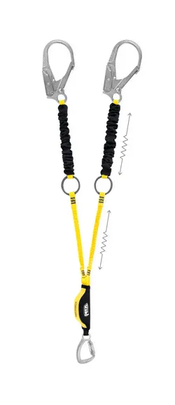 Двойной строп для защиты от падения Petzl Absorbica Y Tie-Back-0