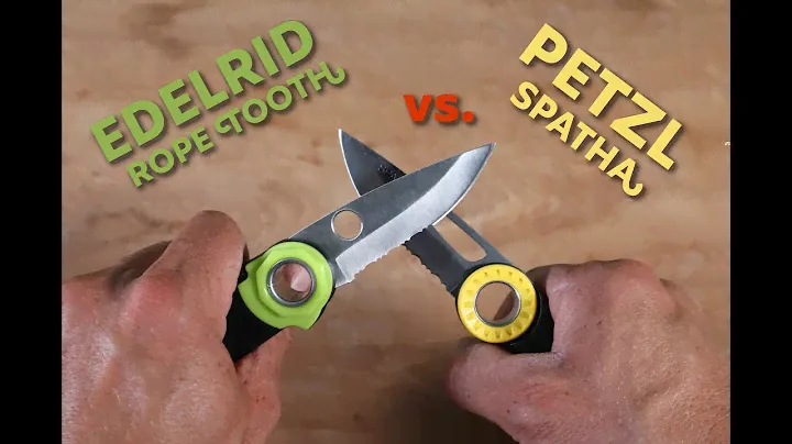 Edelrid Rope Tooth vs. Petzl Spatha - Snijtesten