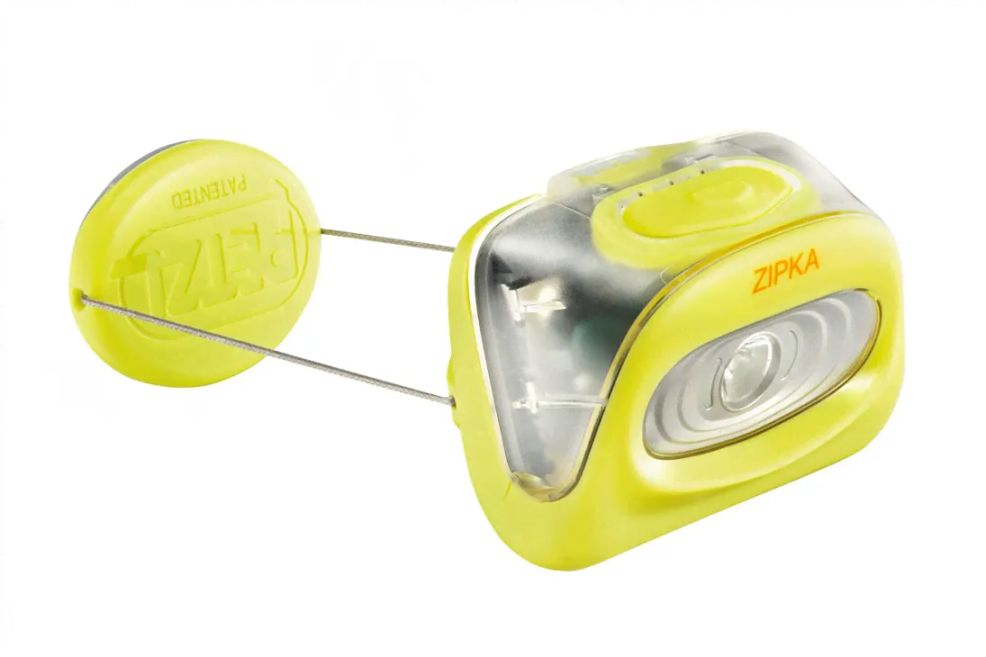 Petzl фонарь налобный Zipka (желтый)-0