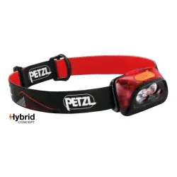 Petzl Actik® CORE аккумуляторная налобный фонарь, черный/Красный