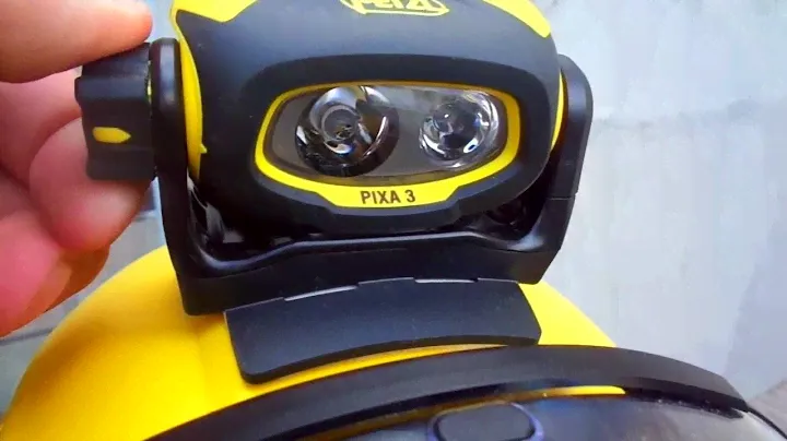 Petzl Pixa 3 on Pixadapt vs Vizir