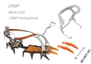 Кошки Petzl Lynx+Крепление для кошек заднее Petzl Back Flex+Зубья передние и болты для кошек Petzl Lynx