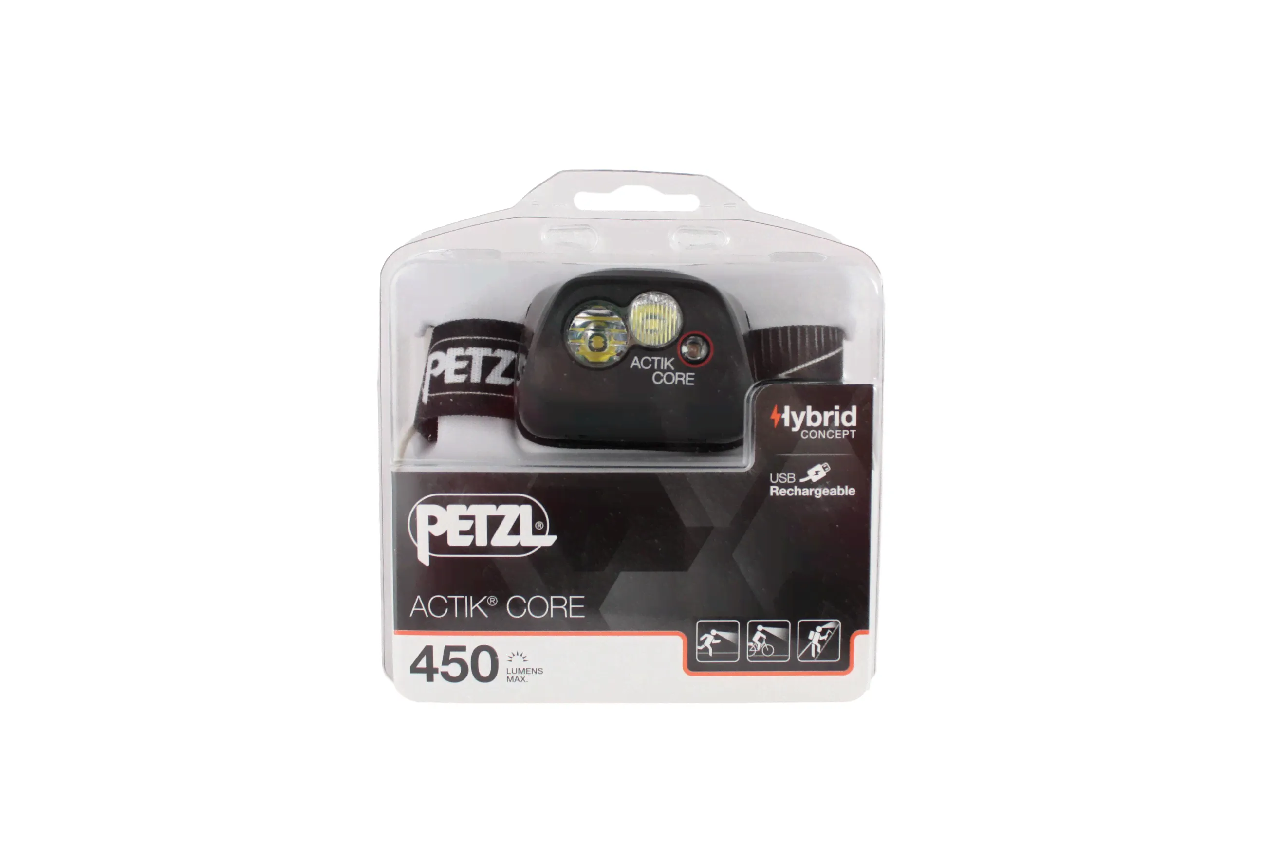Фонарь Petzl Actik core black-2