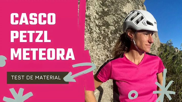 Casco Petzl Meteora diseñado para la escalada, el alpinismo y el esquí de montaña