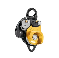PETZL Twin Release Releasable double progress capture pulley for haul systems.