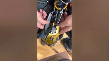Climbing Technolgy Gryphon Harness with Petzl Open Ring.