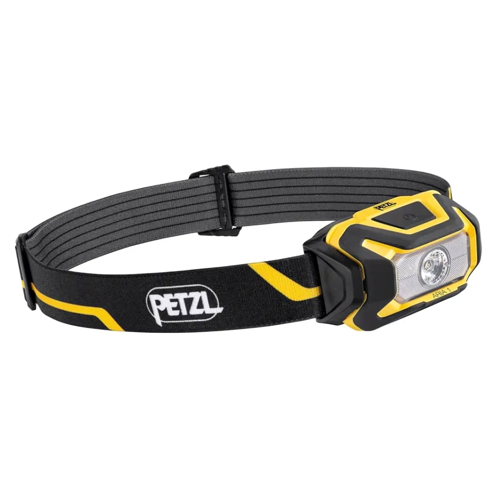 Налобный фонарь Petzl Aria 1, черно-желтый