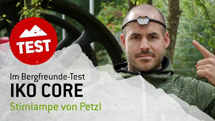 Im Bergfreunde-Test: Petzl IKO CORE Stirnlampe